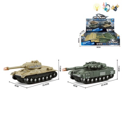 Танк, музика, світло з батарейками 8 штук № KLX700-29A